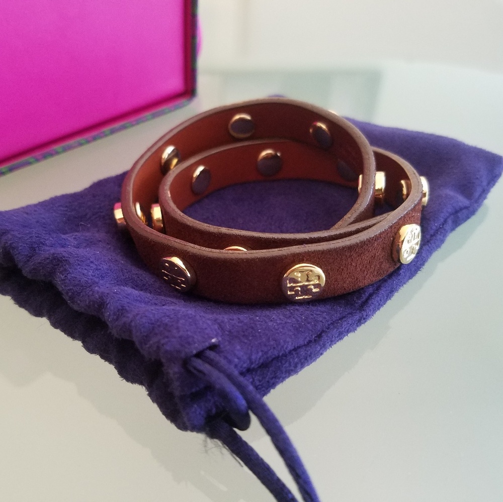 Tory Burch Brown suede bracelet